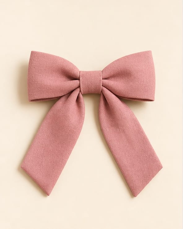 Rosewater Bow Clip